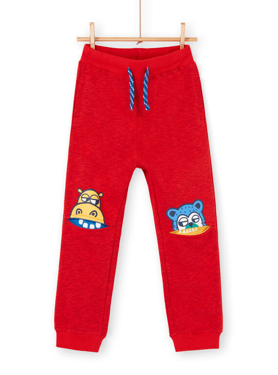Rotes Jogging heathered Kind Junge LOVIJOG / 21S902U1JGBF520