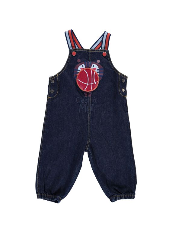 Baby boys' denim dungarees CUDESAL / 18SG10F1SAL704