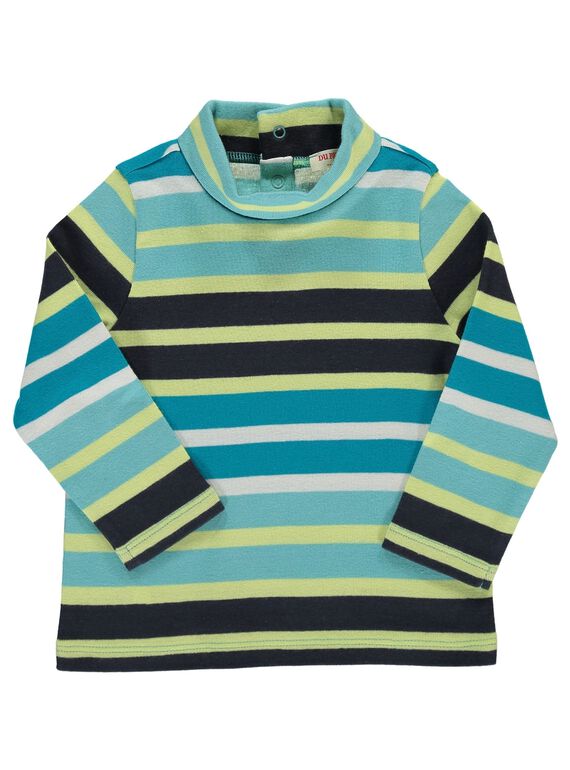 Baby boys' striped polo neck DUGISOUP / 18WG10N1SPL099