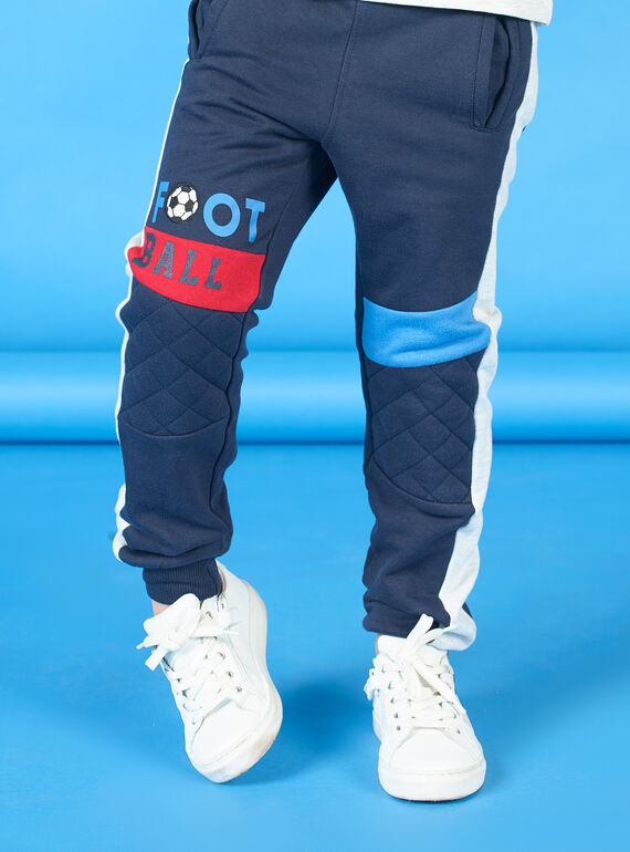 Nachtblaue Joggingschuhe für Jungen LOHAJOG / 21S902X1JGB705
