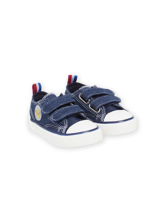 Sneaker aus Denim-Leinen mit Tiger-Patch RUTOILTIGRE / 23KK3874D16P269