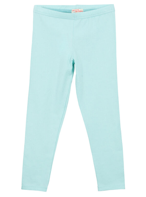 Blaue Leggings für Mädchen FYABELEG2 / 19SI01R2CAL218