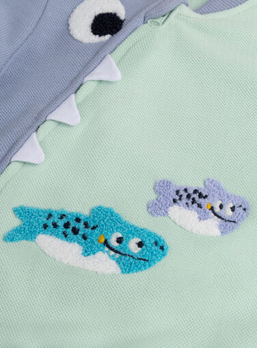 Green KIDS CARDIGAN WUTAGIL / 25SG10U1GILG603