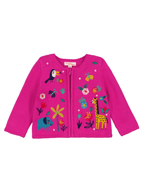 Fushia Cardigan GIMUCAR / 19WG09F1CAR304