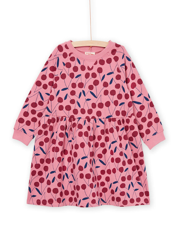 Kleid aus Molton mit Kirschendruck PAJOROB3 / 22W901B3ROBD318