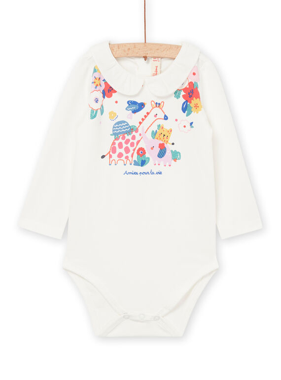 Body mit Tier- und Blumenmotiven RINAUBOD / 23SG09N1BOD001