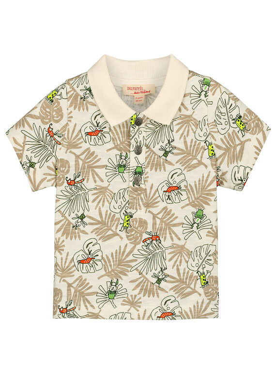 Bedrucktes Poloshirt für Babys Jungen FUYEPOL / 19SG10M1POL099
