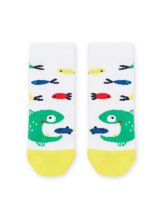 Mehrfarbige Socken mit Fischprint RYUPOPCHO1 / 23SI1091SOQ000