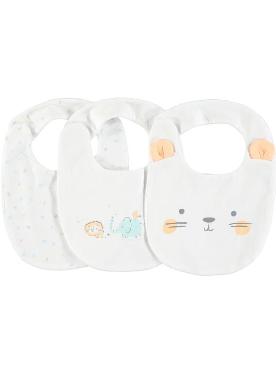 Pack of unisex babies' bibs CACMBAVOIR2 / 18SF42C1BAV000