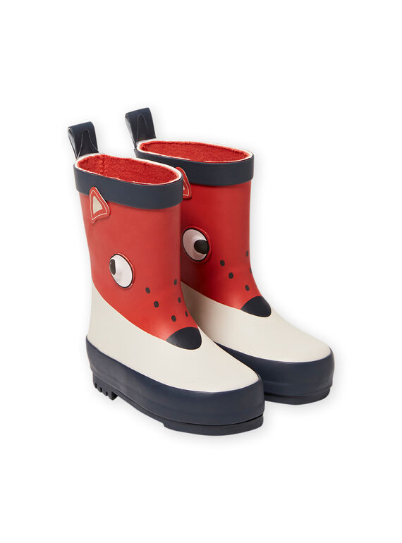Baby Junge Fuchs-Regenstiefel MUPLUIRENA / 21XK3811D0C400