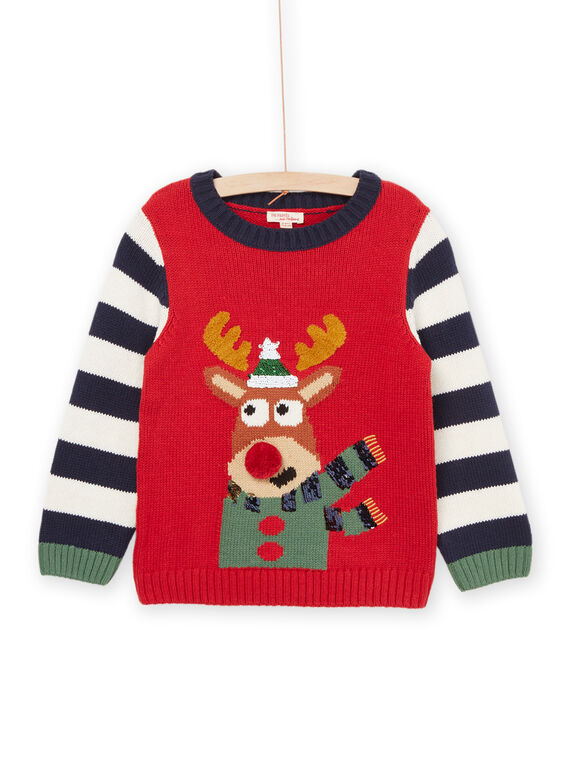 Pullover mit Weihnachtsmotiv PONOPUL / 22W902V1PULF504