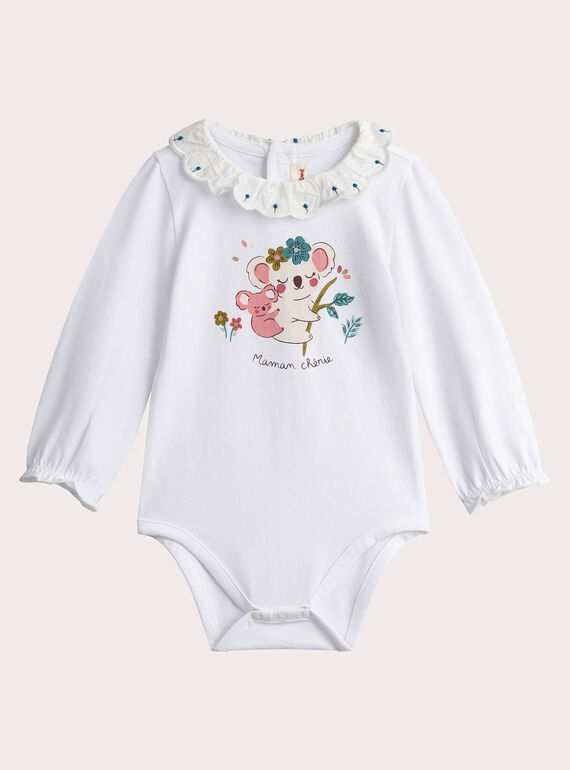Body mit langen Ärmeln für Baby Mädchen  VIKLIBOD / 24WG0941BOD001