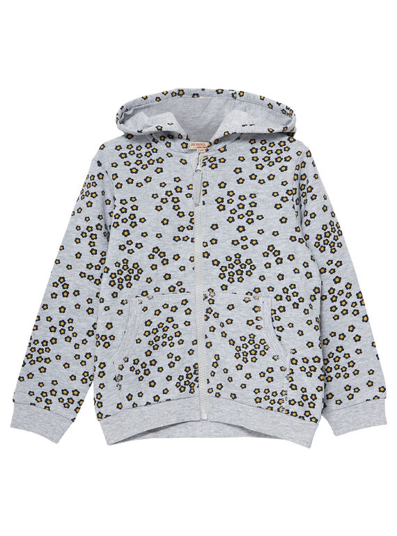 Grau chinierte Joggingjacke JAJOHOJOG2 / 20S90152D33943