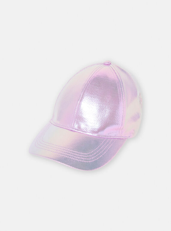 Glänzende Mütze Marshmallow für Mädchen TYACAP5 / 24SI01F1CHA318