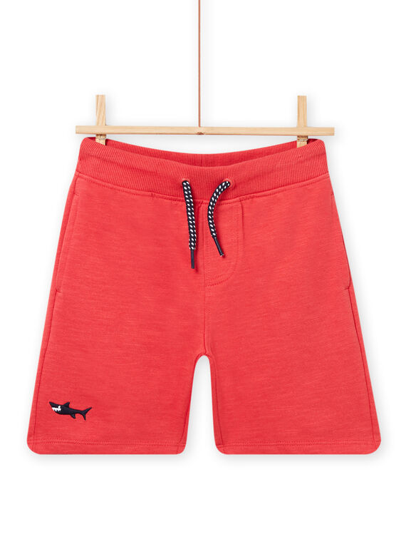 Rote Bermudashorts für Kinder Jungen NOJOBER2 / 22S902C2BERF524