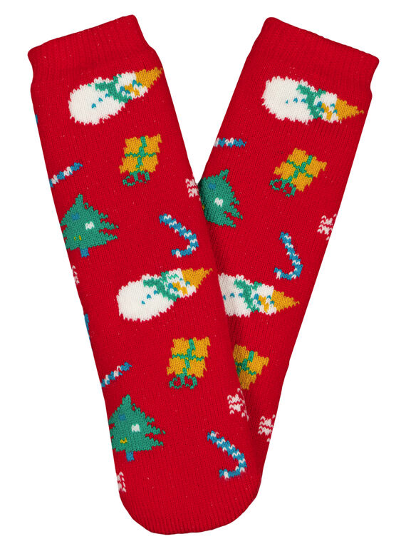 Gefütterte, rutschfeste Socken. GYANOCHODER / 19WI01V2SOQF505