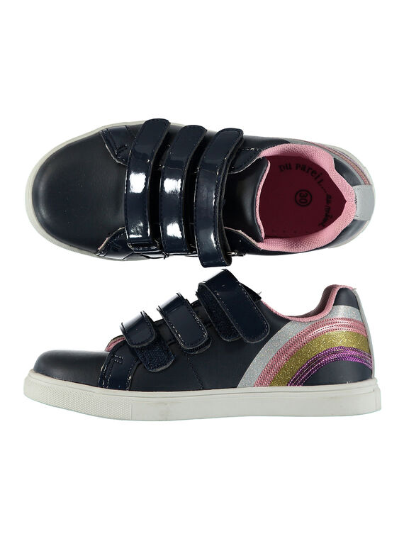 Sportschuh mit Pailletten für draußen Mädchen FFBASMAR / 19SK3532D3F070