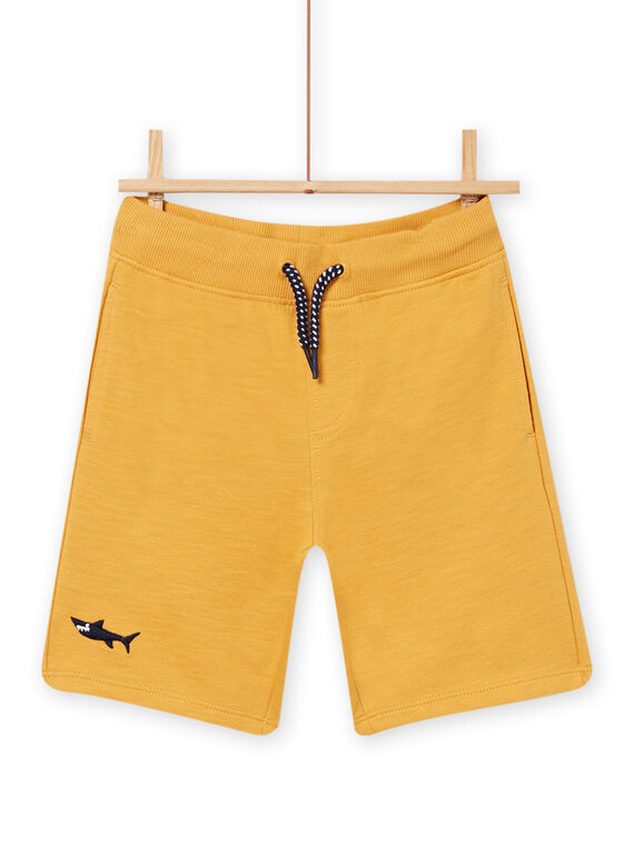 Gelbe Bermudashorts für Kind Junge NOJOBER4 / 22S902C4BERB107