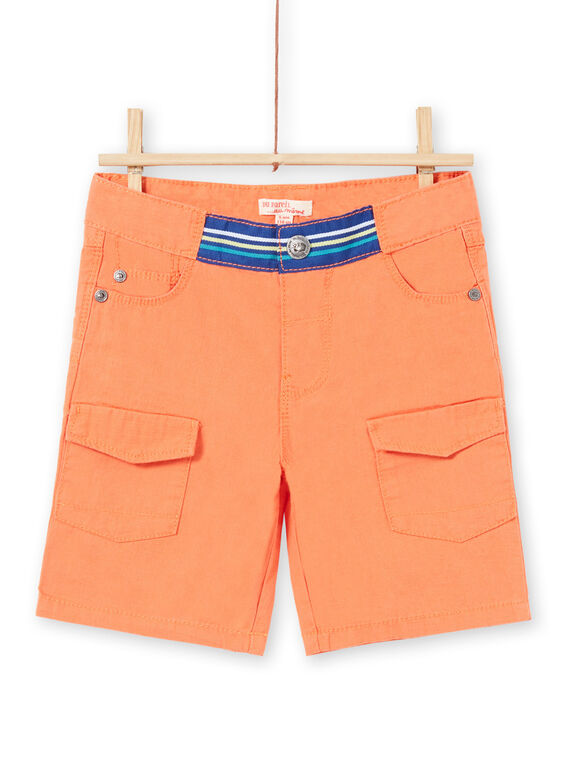 Orangefarbene Bermuda-Shorts für Jungen JOMARBER2 / 20S902P2BERE405