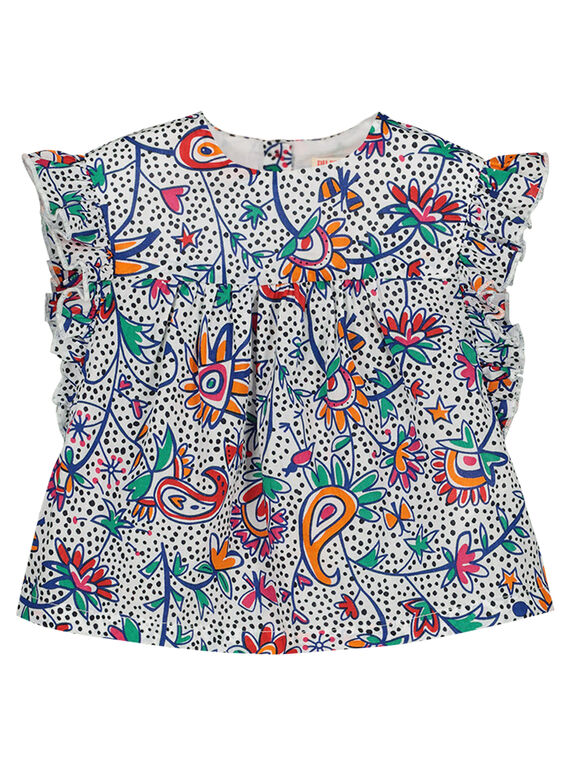 Bedruckte Baby-Bluse für Mädchen FITOCHEM / 19SG09L1CHE000