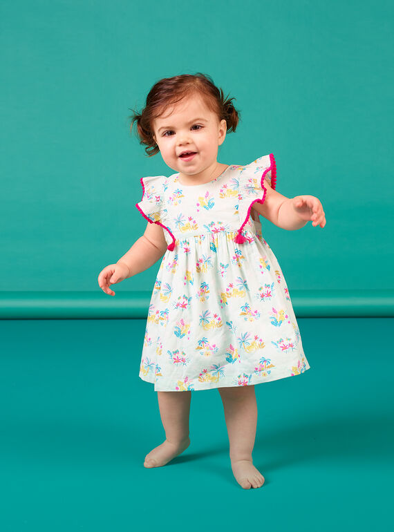 Baby Mädchen blaues Kleid LIVERROB1 / 21SG09Q2ROBG622