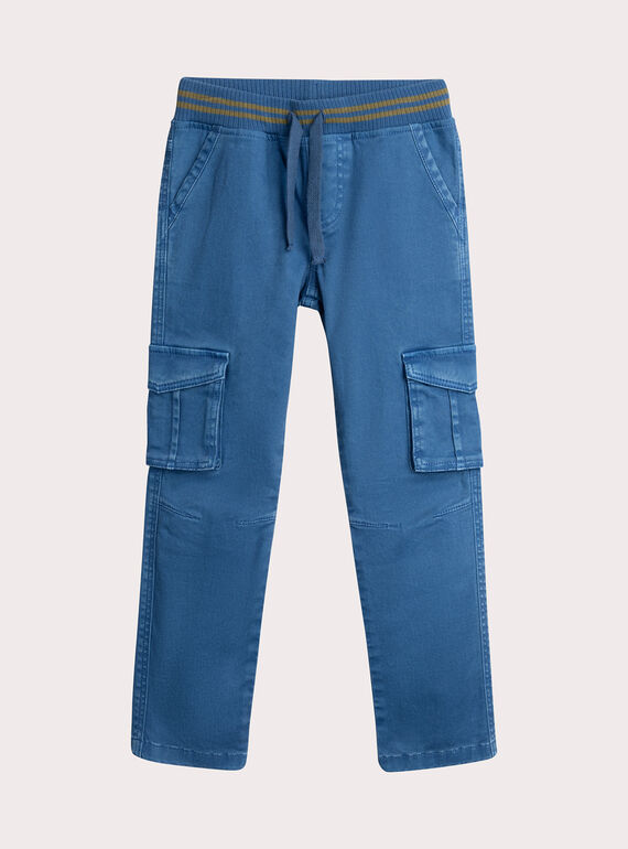 Blaue Cargohose für Jungen  VOJOPAMAT1 / 24W902H3PANC210